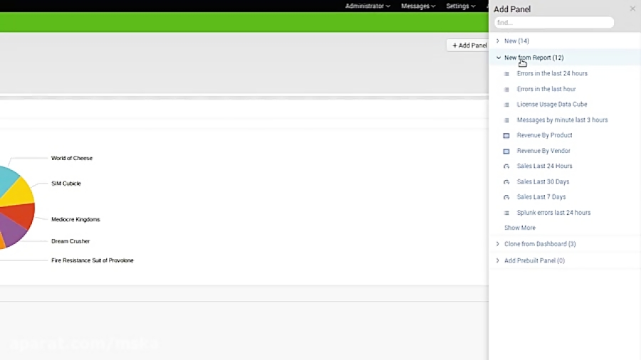 Create a Dashboard in Splunk Enterprise 6.2 مجید کریمی