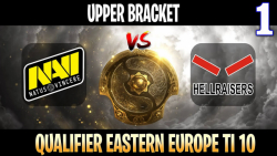 Navi vs HR Game 1 - Bo3 - Upper Bracket Qualifier The International TI10