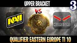 Navi vs HR Game 3 - Bo3 - Upper Bracket Qualifier The International TI1