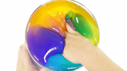 ساخت اسلایم شفاف و رنگ آمیزی ا...