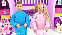 سرگرمی کودک دیانا و روما  دیان...