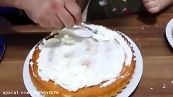 کیک با بهار و ستایش