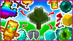 ماینکرافت ولی برگ درختا اوپیه!