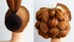 آموزش بافت مو برای عروس  مدل م...