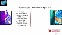 مقایسه کامل گوشی honor 9x پرو...