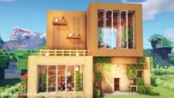 ساخت خانه زیباولوکس در ماینکرافت