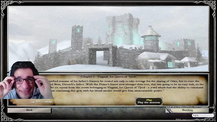 گیمپلی بازی افسانه قلعه Stronghold legends - کمپین دیتریک - مرحله 5