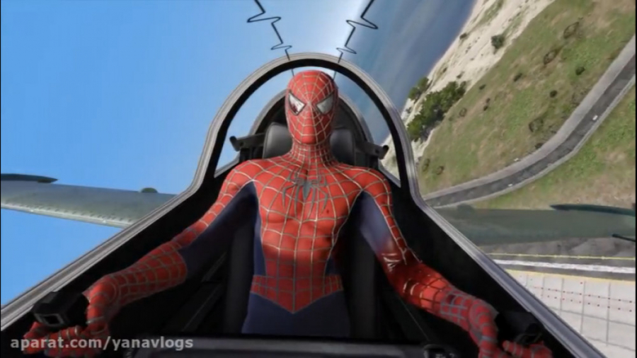 مرد عنکبوتی دیوانه و ددپول در GTA V