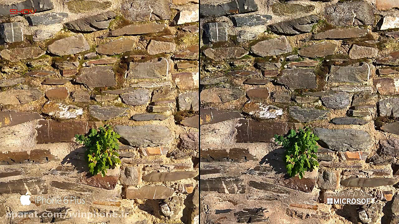 مقایسه دوربین لومیا ۹۵۰ اکس ال و آیفون ۶ اس پلاس زمان263ثانیه