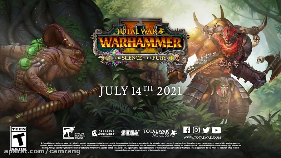تیزر رسمی معرفی بازی Total War Warhammer 2: The Silence And The Fury زمان131ثانیه