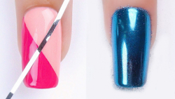 10 آموزش هنری ناخن های رنگارنگ...