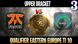 Fnatic vs Omega Game 3 - Bo3 - Upper Bracket Qualifier The International TI