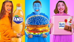 چالش دخترونه پسرونه نارنجی قرم...