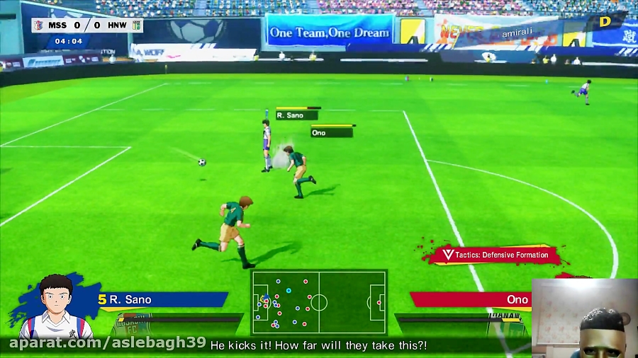 گیم پلی کاپیتان سوباسا .    برادران تاچیبانارو له کردیم؟؟؟؟