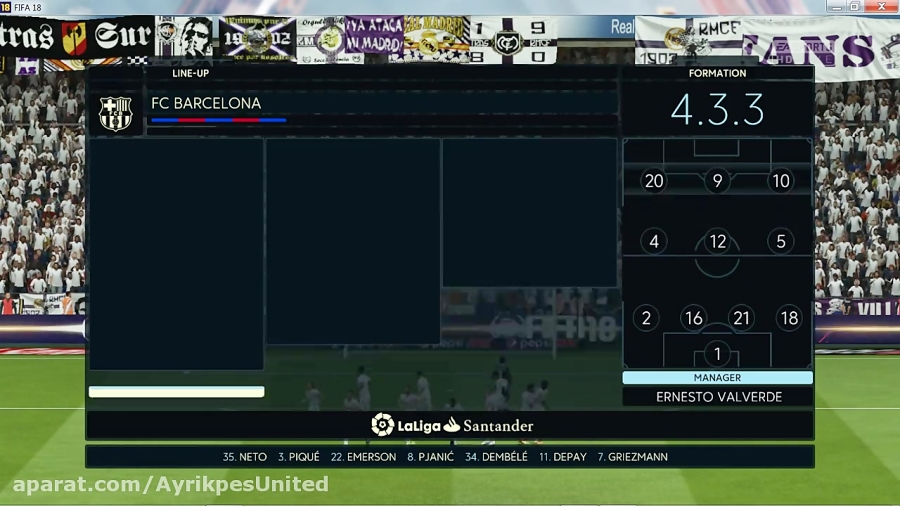 گیم پلی بارسلونا و رئال مادرید با پچ GAMES PATCH FIFA 18 2022