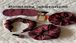 اسکرانچی چشم بند جذاب رنگ جیگریpinklady_skeranchi