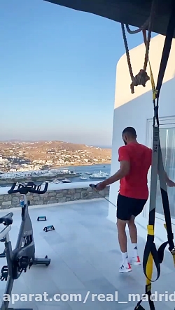 طناب زدن کریم بنزما در منظره ا...