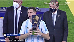 اهدای جوایز به مسی و آرژانتینی...