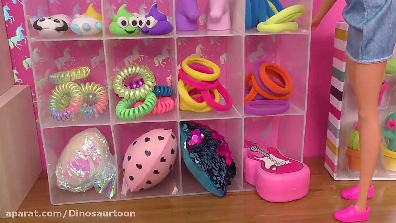 Shopping ! Elsa and Anna toddlers buy from Claire's store - Barbie کرانیوسینوستوز