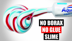 آموزش ساخت اسلایم با خمیردندان