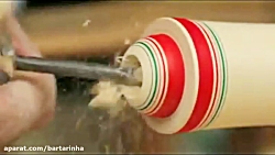 مراحل ساخت مجسمه های چوبی دست...