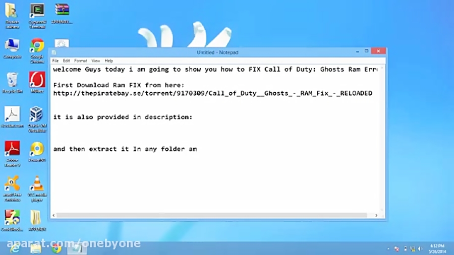 Call of Duty Ghosts RAM FIX 2Gb only 100% Working خفاش لبخند
