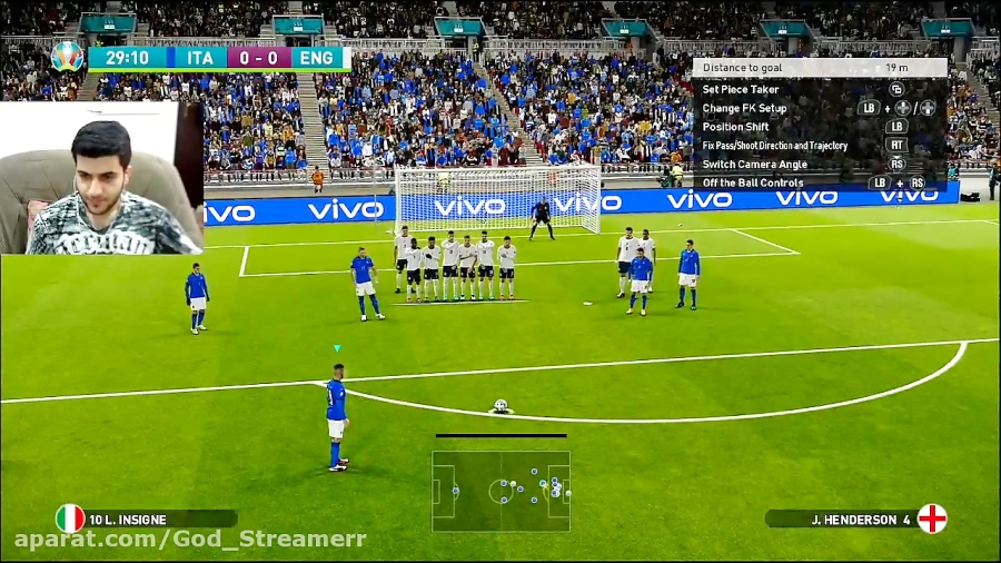 فینال یورو 2020 در PES 2021 ایتالیا و اینگلیس