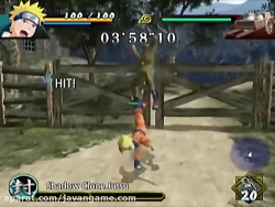 گیم پلی بازی Naruto - Uzumaki Chronicles برای PS2