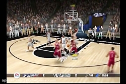 گیم پلی بازی NBA Live 08 برای PS2