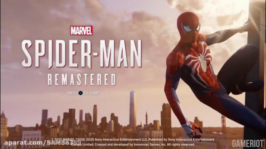 گیم پلی بازی Marvel Spider-Man نسخه ریمستر برای Ps5