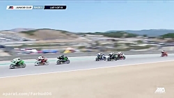 خلاصه مسابقه اول MotoAmerica SportbikeTrackGear Junior Cup در پیست Laguna Seca