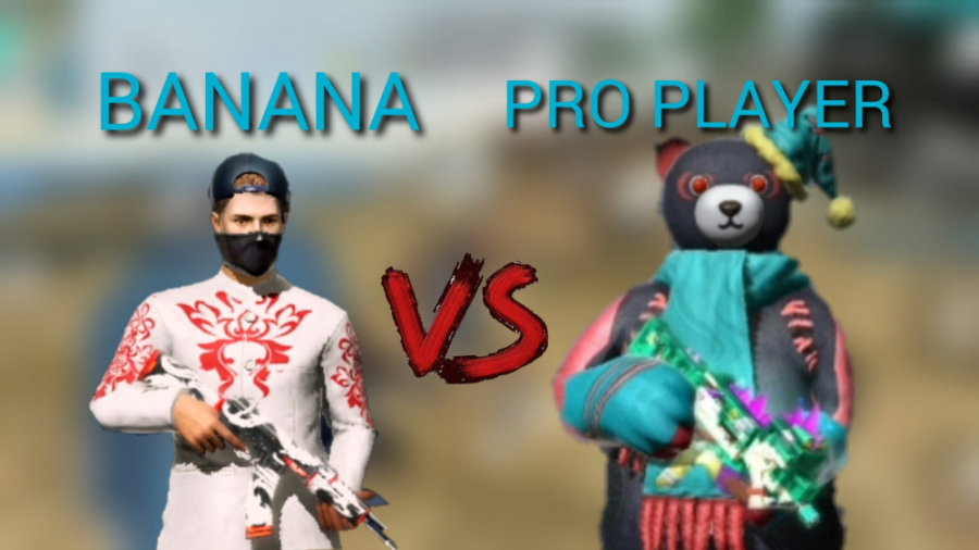 گیم پلی هدشات کاستوم فری فایر / Banana VS Pro player