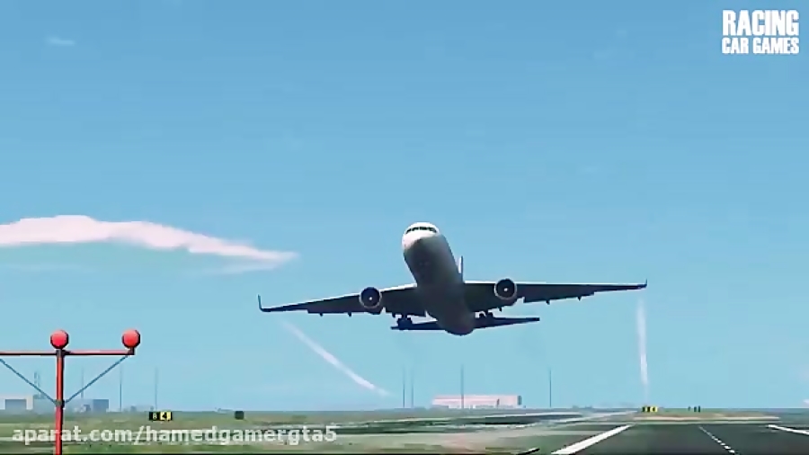 فرود هواپیما بدون موتور در جی تی ای وی