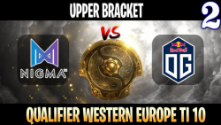 Nigma vs OG Game 2 - Bo3 - Upper Bracket Qualifier The International