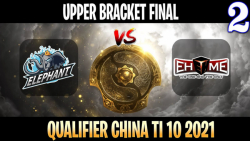 Elephant vs EHOME Game 2 - Bo3 - Upper Bracket FINAL Qualifier The Inter