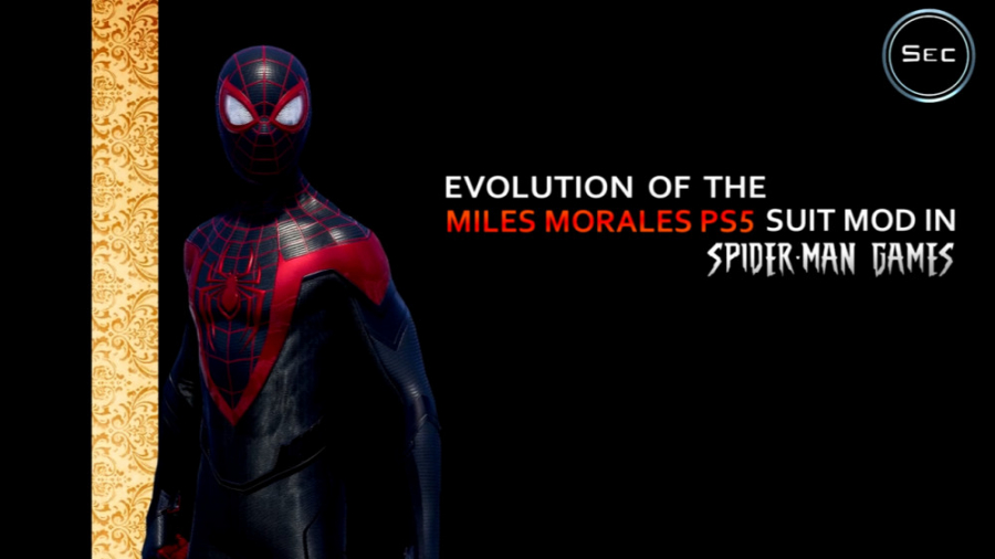 لباس Spider Man Miles Morales برای بازی های مرد عنکبوتی