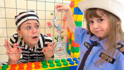 چالش دزد و پلیس ایوا و مامان