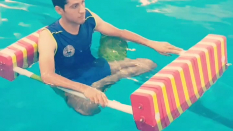 یوگا در آب با واکر آبی هیدروجیم