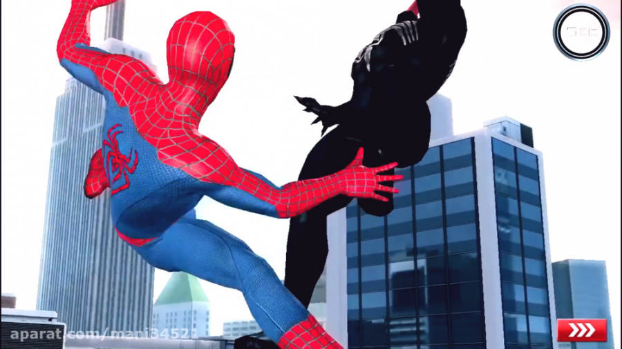 Spider Man VS Venom در بازی Spider Man Amazing 2 برای مویابل