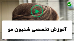 آموزش شینیون مو-شینیون جدید-شینیون مو دخترانه-آموزش براشینگ