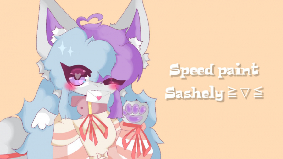 Speed paint//Furry oc//fan art... Sashely//برگشتمممممم._.//توضیحات خیلی مهم