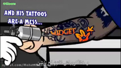 کارتون طنز مخره شدن مسی توسط س...