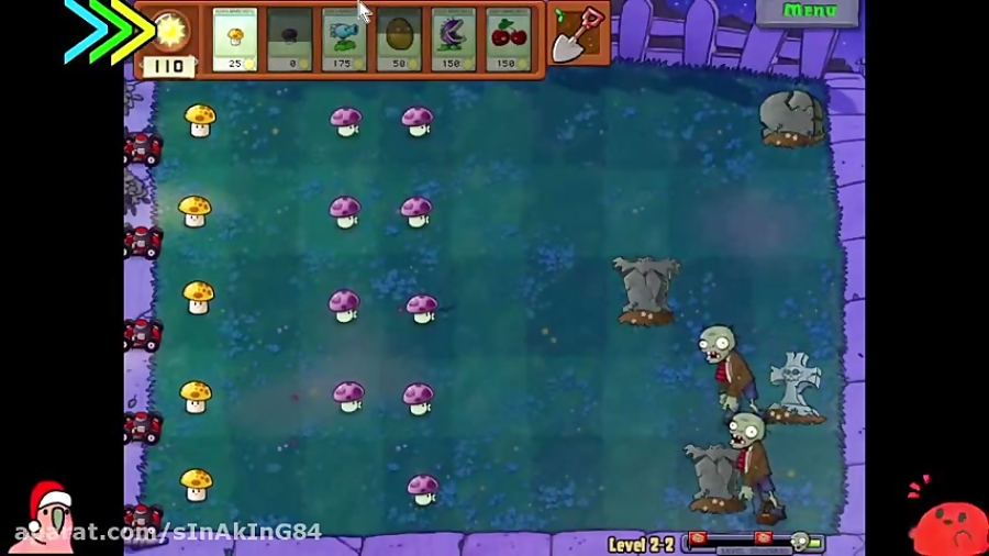 گیم پلی Plants vs zombies ( پارت3 )