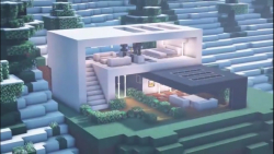 ماینکرافت اموزش ساخت خانه فوق العاده زیبا ۱۰