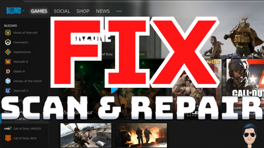 حل مشکل اسکن و ریپیر کالاف دیوتی وارزون - Scan Repair Fix دندانپزشکی کودکان