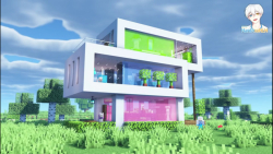 ماینکرافت اموزش ساخت خانه فوق العاده زیبا 11