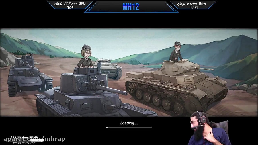 پارت 1 گیم Panzer Knights تانک جنگ جهانی به سبک انیمه