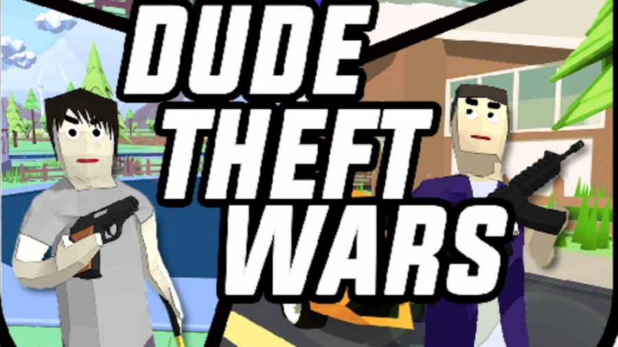گیم پلی کامل بازی dude theft wars