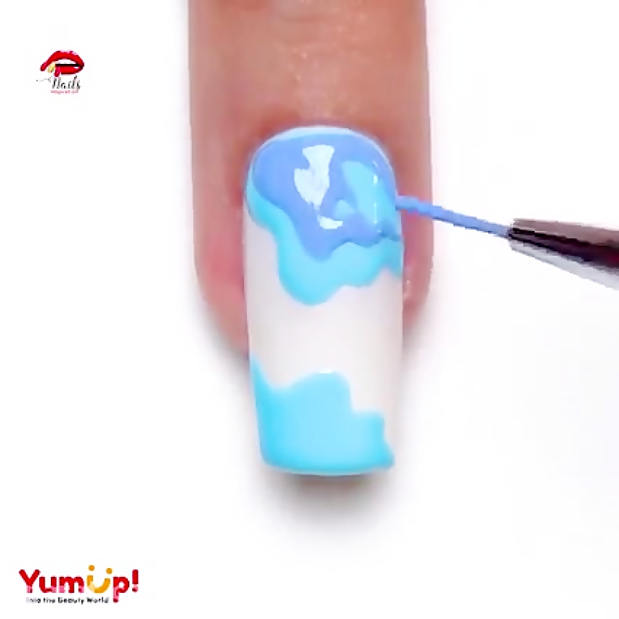 تزعین ناخن نمونه ی ناخن