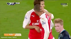 خلاصه بازی: آرسنال ۲-۱ منچسترس...